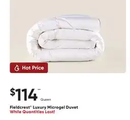 Dormez Vous Fieldcrest Luxury Microgel Duvet offer