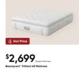 Dormez Vous Beautyrest Trilliant 40 Mattress offer
