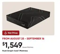 Dormez Vous Hush Graph-Iced 1 Mattress offer