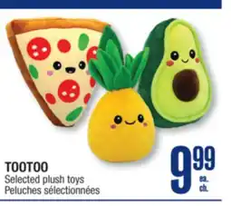 Jean Coutu TOOTOO Selected plush toys offer