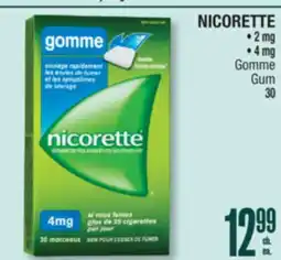Jean Coutu NICORETTE Gum offer