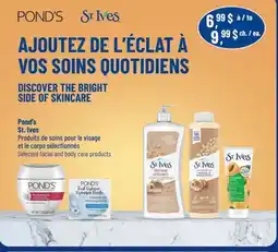 Jean Coutu POND'S, ST. IVES Selected facial and body care products offer