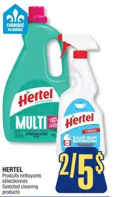 Jean Coutu HERTEL Selected cleaning products offer