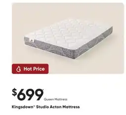 Dormez Vous Kingsdown Studio Acton Mattress offer