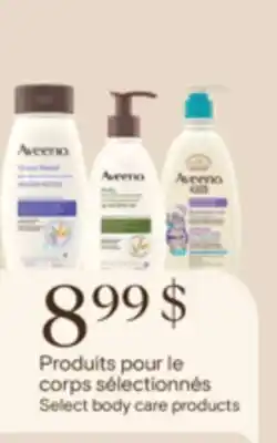 Jean Coutu AVEENO Select body care products offer