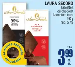 Jean Coutu LAURA SECORD Chocolate bars offer