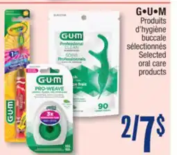 Jean Coutu G•U•M Selected oral care products offer