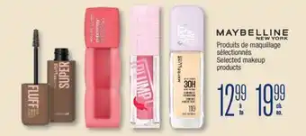 Jean Coutu MAYBELLINE NEW YORK Selected makeup products offer