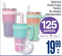 Jean Coutu Selected travel mugs offer