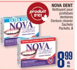 Jean Coutu NOVA DENT Denture cleaner offer