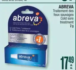 Jean Coutu ABREVA Cold sore treatment offer