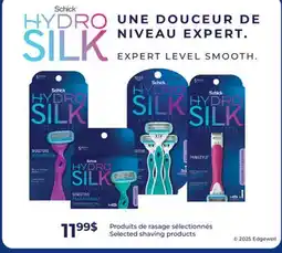 Jean Coutu SCHICK HYDRO PRO Selected shaving products offer