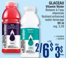Jean Coutu GLACEAU Vitamin Water Nutrient enhanced water beverage offer