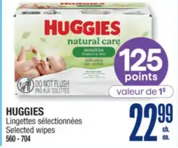 Jean Coutu HUGGIES Selected wipes offer