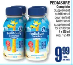 Jean Coutu PEDIASURE Nutritional supplement for children offer