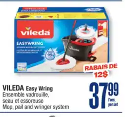 Jean Coutu VILEDA Easy Wring Mop, pail and wringer system offer