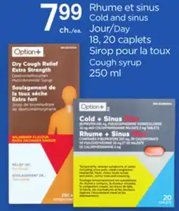 Proxim Option+ Cold and sinus, Cough syrup offer