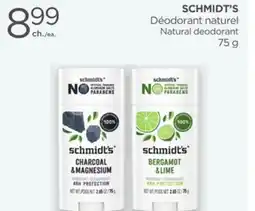 Proxim SCHMIDT'S Natural deodorant offer