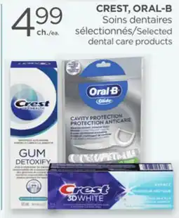 Proxim CREST, ORAL-B Selected dental care products offer
