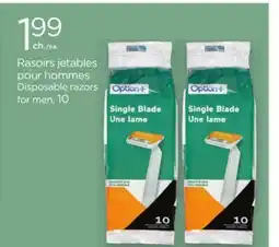 Proxim Option+ Disposable razors offer