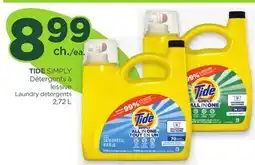 Proxim TIDE SIMPLY Laundry detergents offer