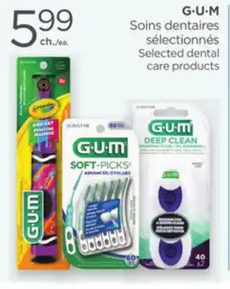 Proxim G·U·M Selected dental care products offer
