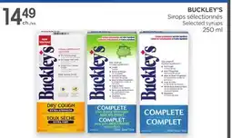 Proxim BUCKLEY'S Selected syrups offer