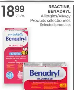 Proxim REACTINE, BENADRYL offer