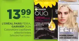 Proxim L'ORÉAL PARIS FÉRIA, GARNIER OLIA Selected hair colors offer
