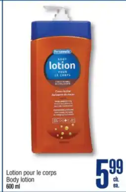 Jean Coutu PERSONNELLE Body lotion offer