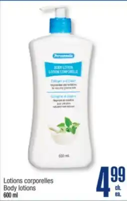 Jean Coutu PERSONNELLE Body lotions offer