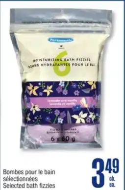 Jean Coutu PERSONNELLE Selected bath fizzies offer