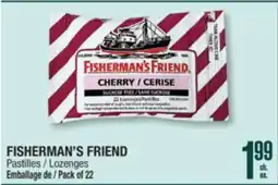 Jean Coutu FISHERMAN'S FRIEND Lozenges offer