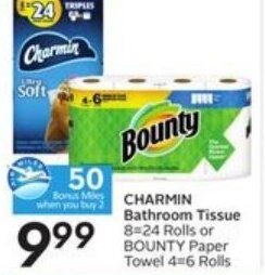 Sobeys Charmin bathroom tissue offer