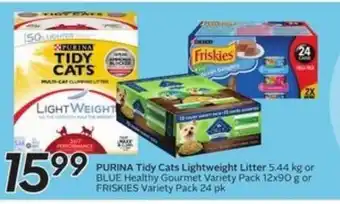 Sobeys Purina tidy cats lightweight litter offer