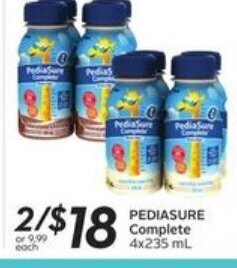 Sobeys Pediasure complete offer