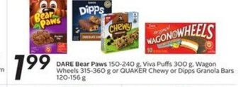 Sobeys Dare bear paws offer