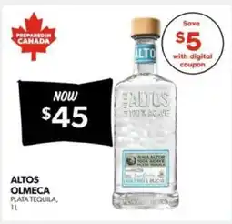 Real Canadian Liquorstore Altos Olmeca Plata Tequila offer