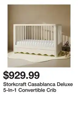 Wayfair Storkcraft Casablanca Deluxe 5-In-1 Convertible Crib offer