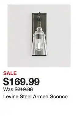Wayfair Levine Steel Armed Sconce offer