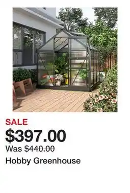 Wayfair Hobby Greenhouse offer