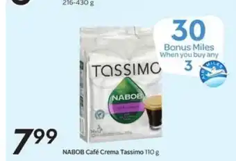 Sobeys Nabob cafe crema tassimo offer