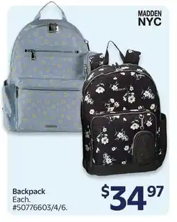 Walmart Madden nyc backpack offer