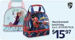 Walmart Heys licensed lunch bag offer