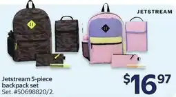 Walmart Jetstream 5-piece backpack set Set offer