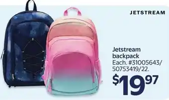 Walmart Jetstream backpack offer