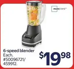 Walmart Mainstays 6-speed blender offer