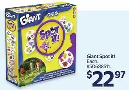 Walmart Giant Spot it! offer