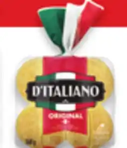 Walmart D'Italiano hamburger buns offer