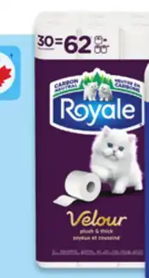 Walmart Royale 2-ply bathroom tissue 30-pack offer